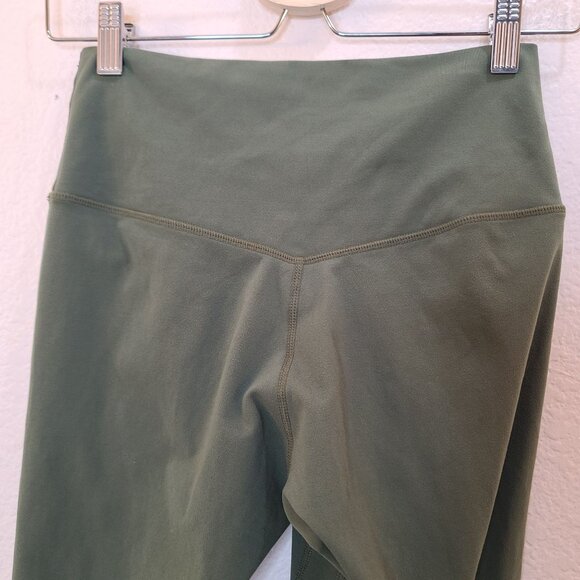 Yunoga Leggings Womens Medium Green Skinny 7/8 Length Gym Workout Yoga Ladies - Picture 9 of 12